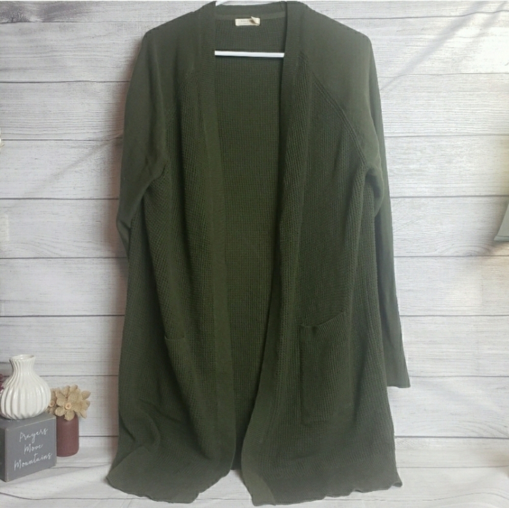 Harper Heritage Open Front Knit Tunic Style Sweater Women's‎ Size Lg